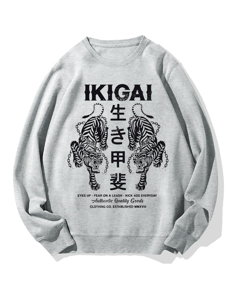 Reason for living Tigers Cotton Sweatshirt