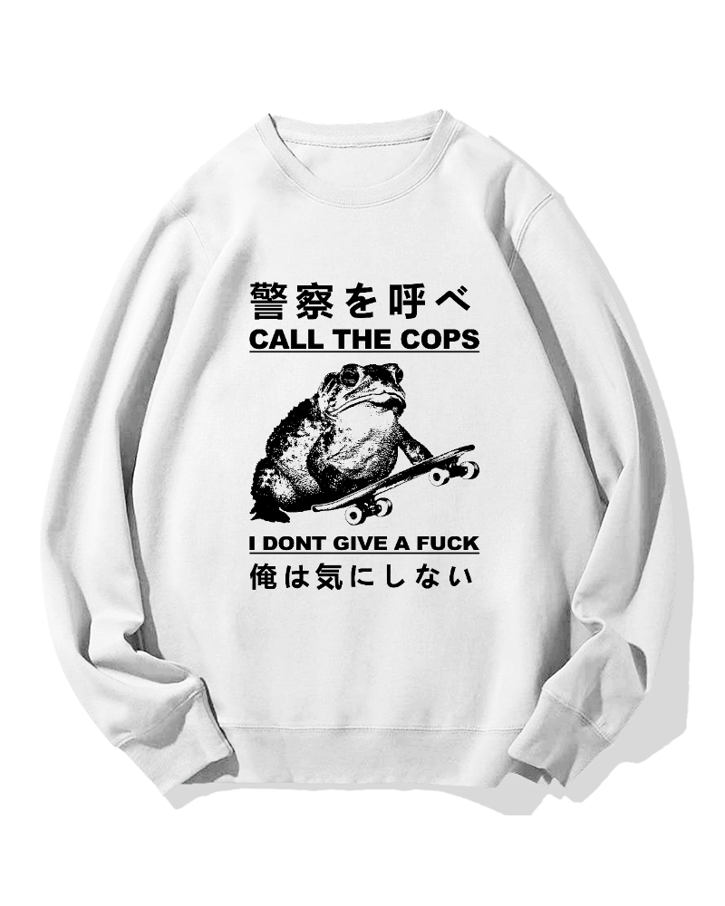 Skateboarding Toad Cotton Sweatshirt