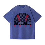 Baseball Vintage Wash Japanese Design T-Shirt