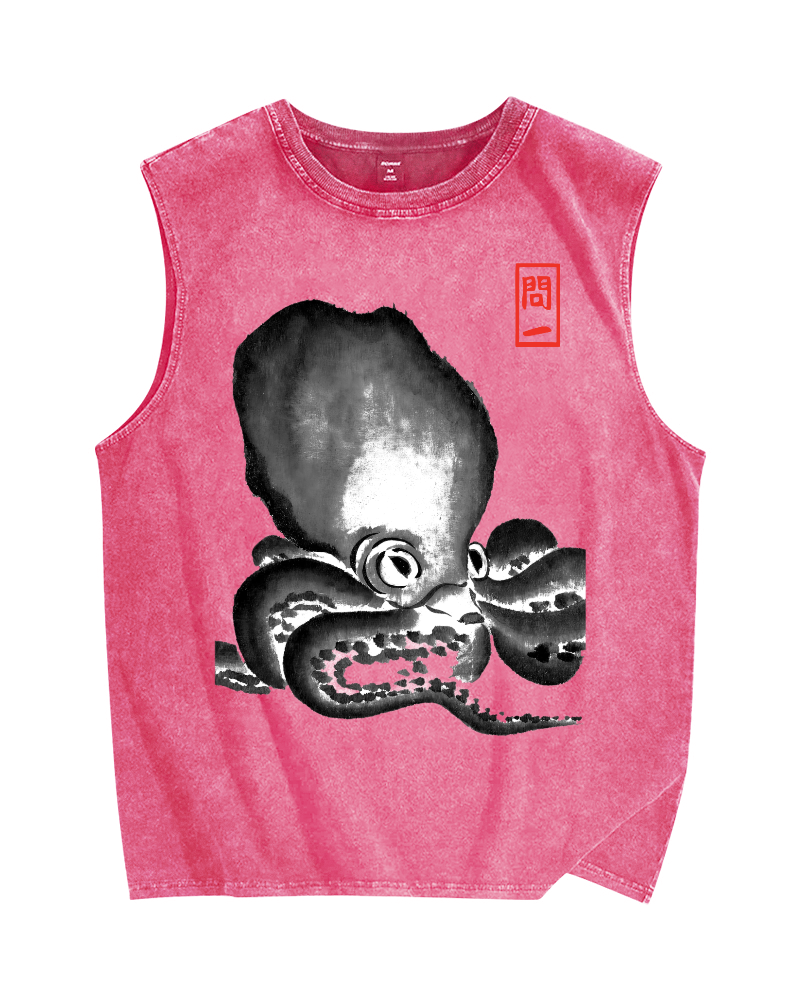 Vintage Distressed Washed Tank Top