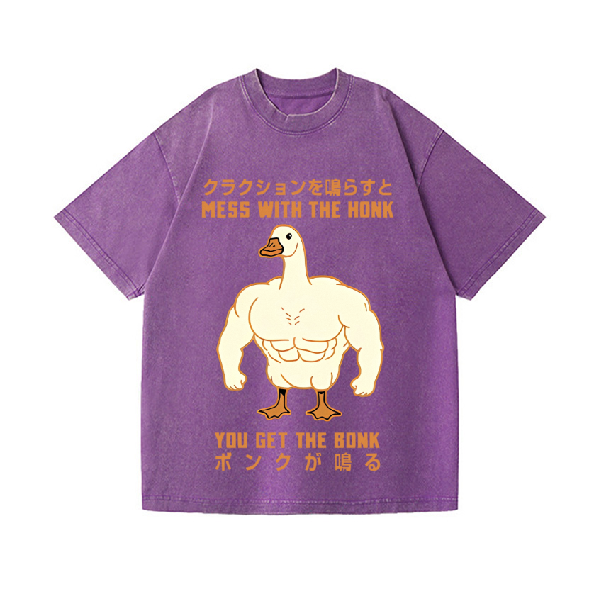 Duck Goose Vintage Wash Japanese Design T-Shirt