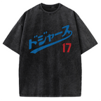LA Baseball 17 Vintage Washed T-shirt