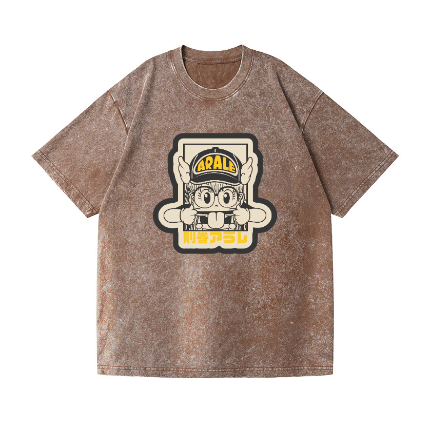 Arale Anime Vintage Wash Japanese Design T-Shirt