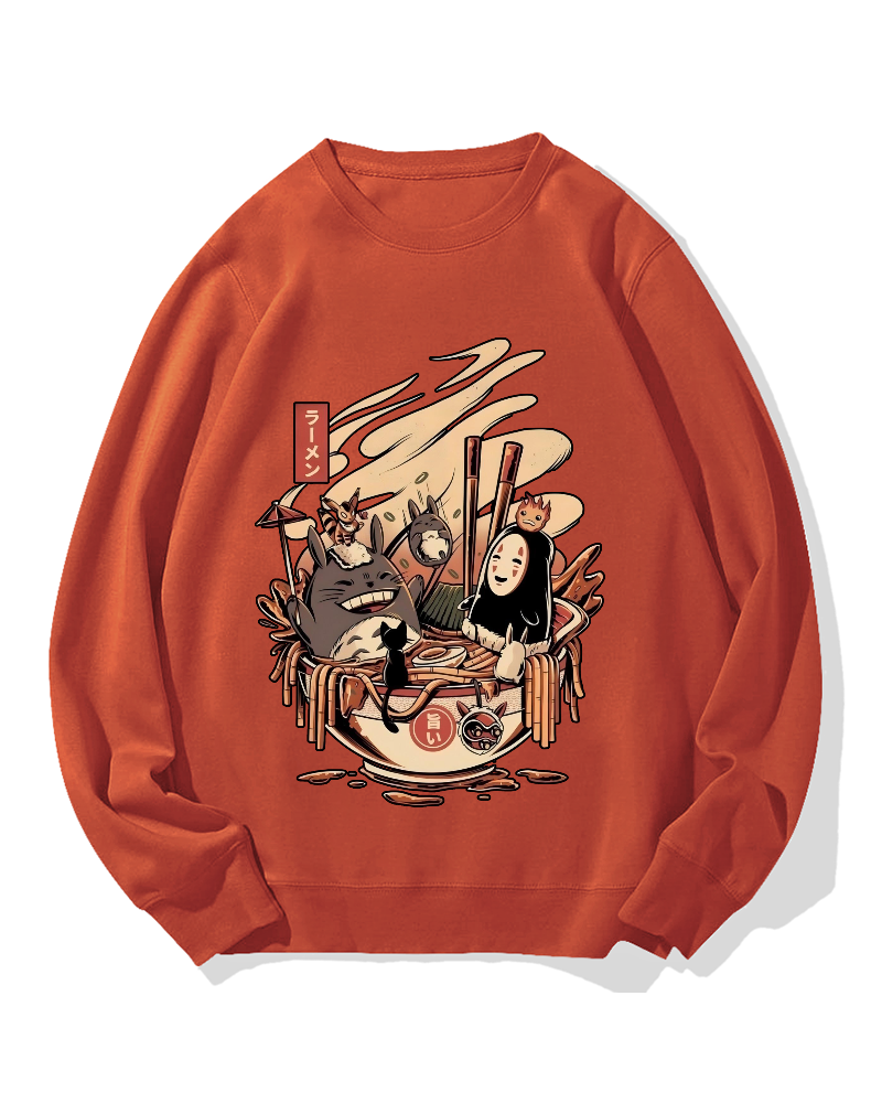 Ramen Pool Party Cotton Sweatshirt