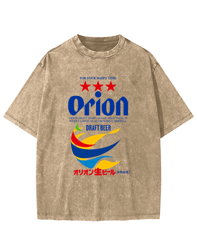 Orion Beer Vintage Washed T-shirt
