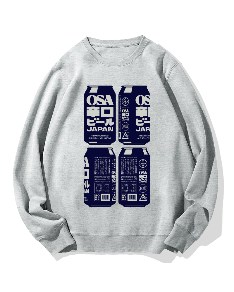 Japan Osa Beer Cotton Sweatshirt