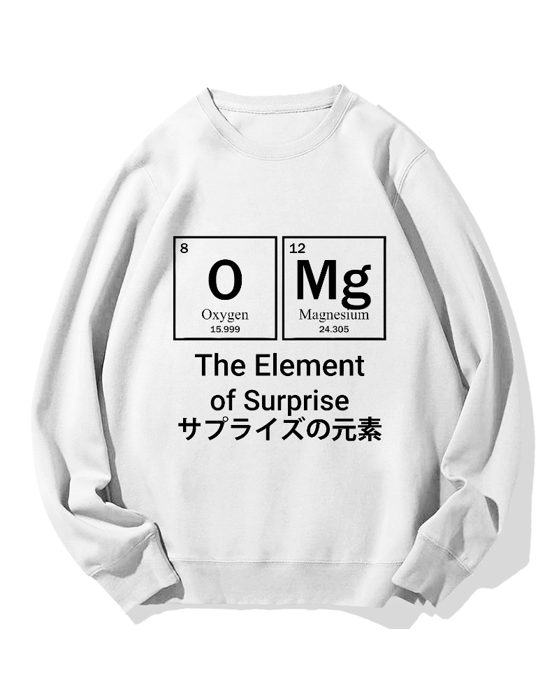 The Element of Surprise Cotton Sweatshirt