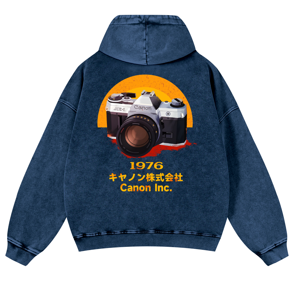 Canon Vintage Washed Cotton Back Art Hoodie