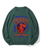 Shibuya Center Street Octopus Cotton Sweatshirt