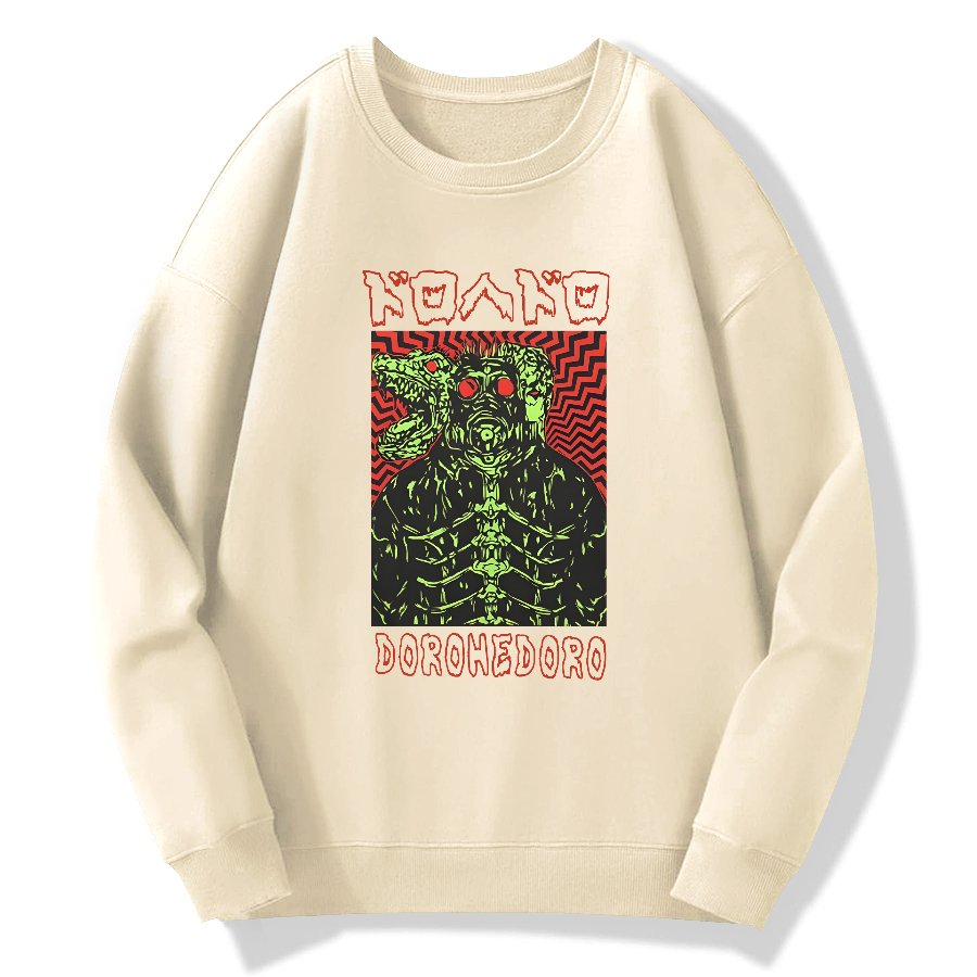 Anime Retro Cotton Pullover Sweatshirt