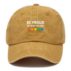 Pride Inspirational Washed Cap