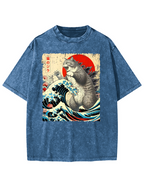 Catzilla Vintage Washed T-shirt