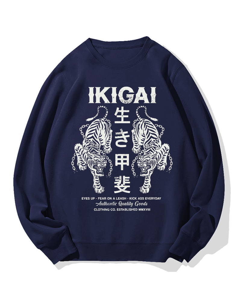 Reason for living Tigers Cotton Sweatshirt