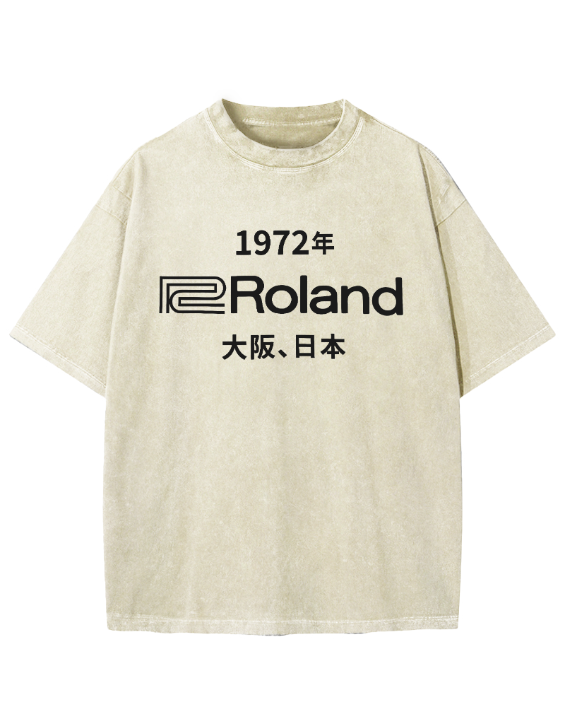 Roland 1972 Osaka Vintage Washed T-shirt