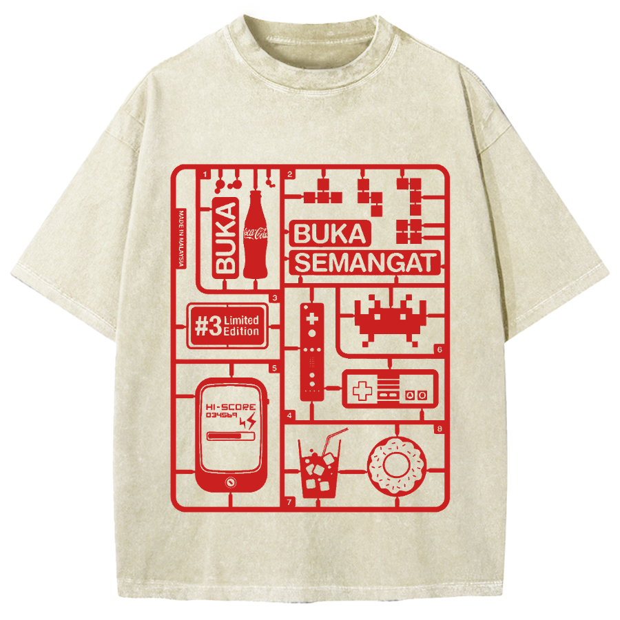 Tokyo Model Panels Vintage Washed T-shirt