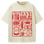 Tokyo Model Panels Vintage Washed T-shirt