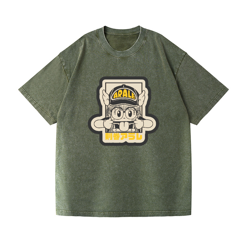 Arale Anime Vintage Wash Japanese Design T-Shirt