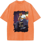 Unisex Stay Calm Strike Right Confident Camel Vintage Washed T-Shirt