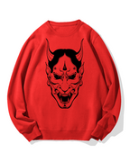 Japanese Demon Cotton Sweatshirt