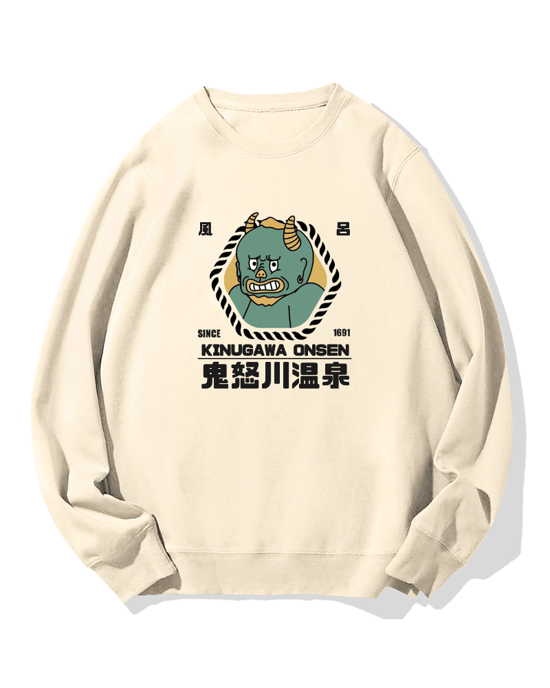 Kinugawa Onsen Cotton Sweatshirt