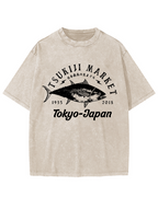 The Highest Quality Tuna in Japan Vintage Washed T-shirt