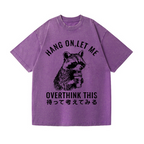 Racoon Vintage Wash Japanese Design T-Shirt