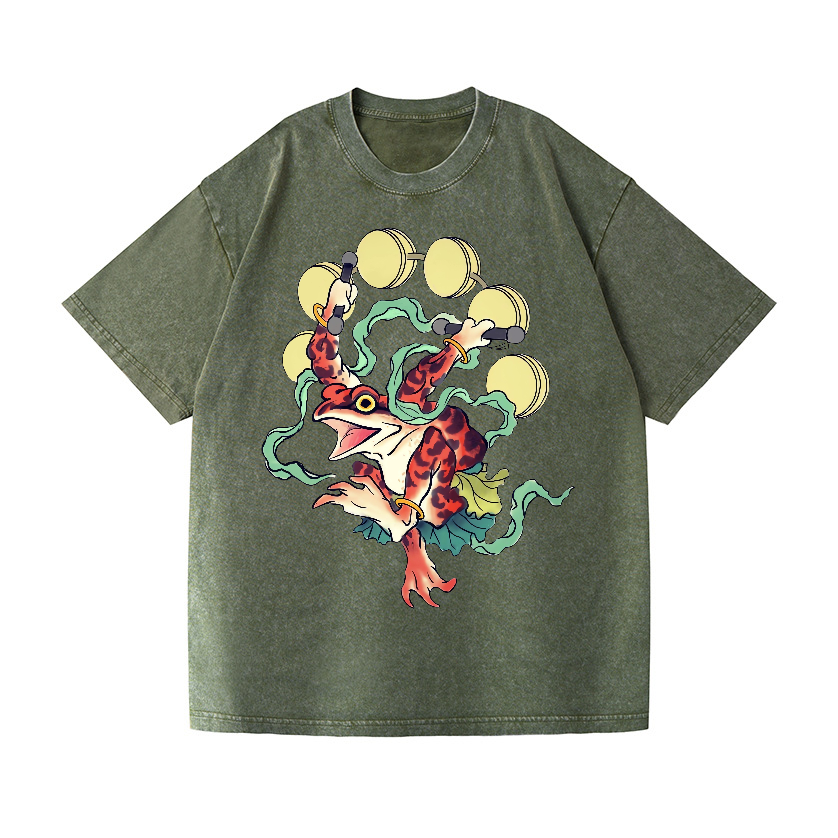 Vintage Wash Japanese Design T-Shirt