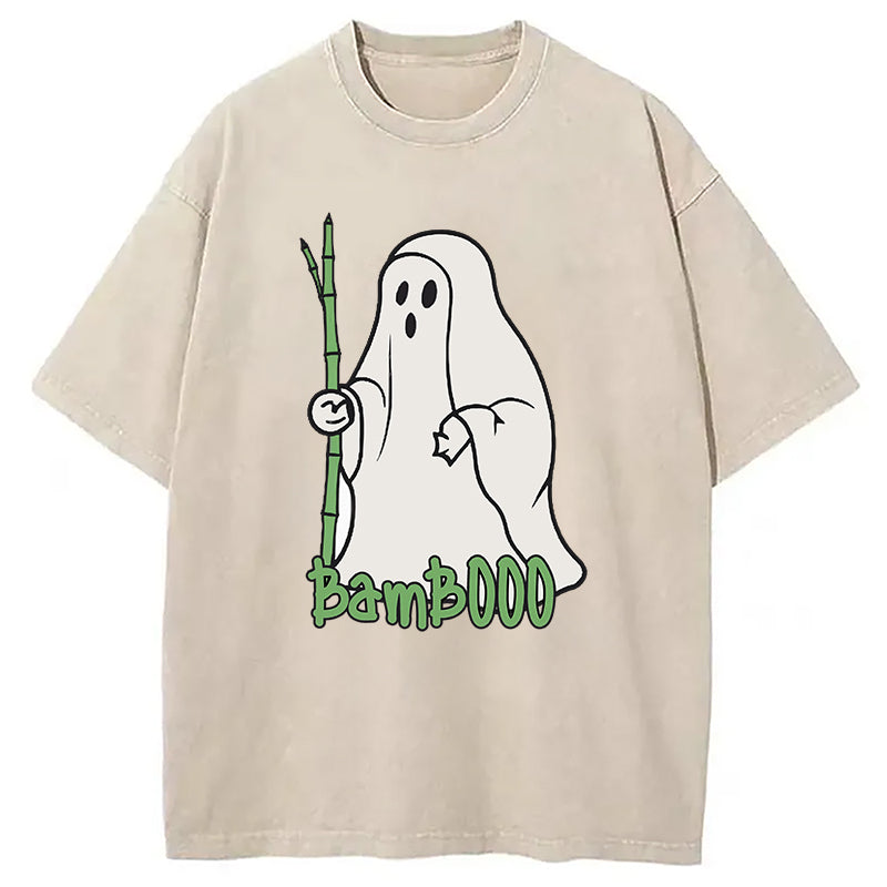 BambOOO Joke Ghost Washed T-Shirt