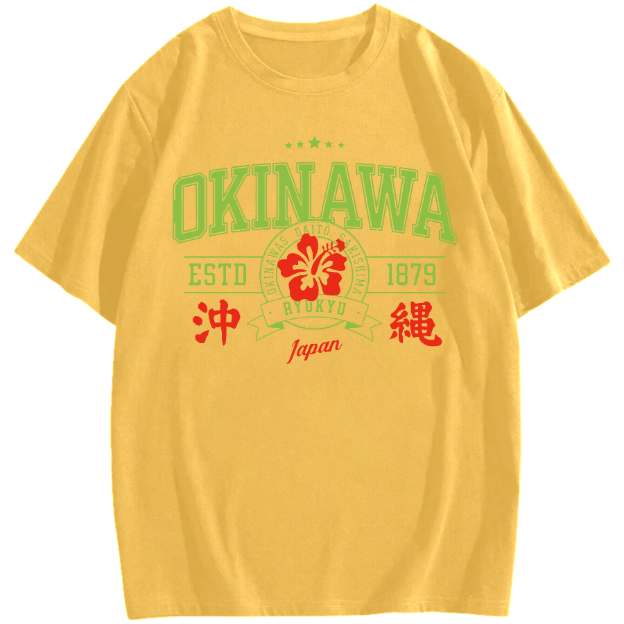 Okinawa JP Cotton casual T-shirt