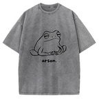 Arson Frog Vintage Washed T-shirt