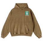 Sarcams Vintage Washed Cotton Back Art Hoodie