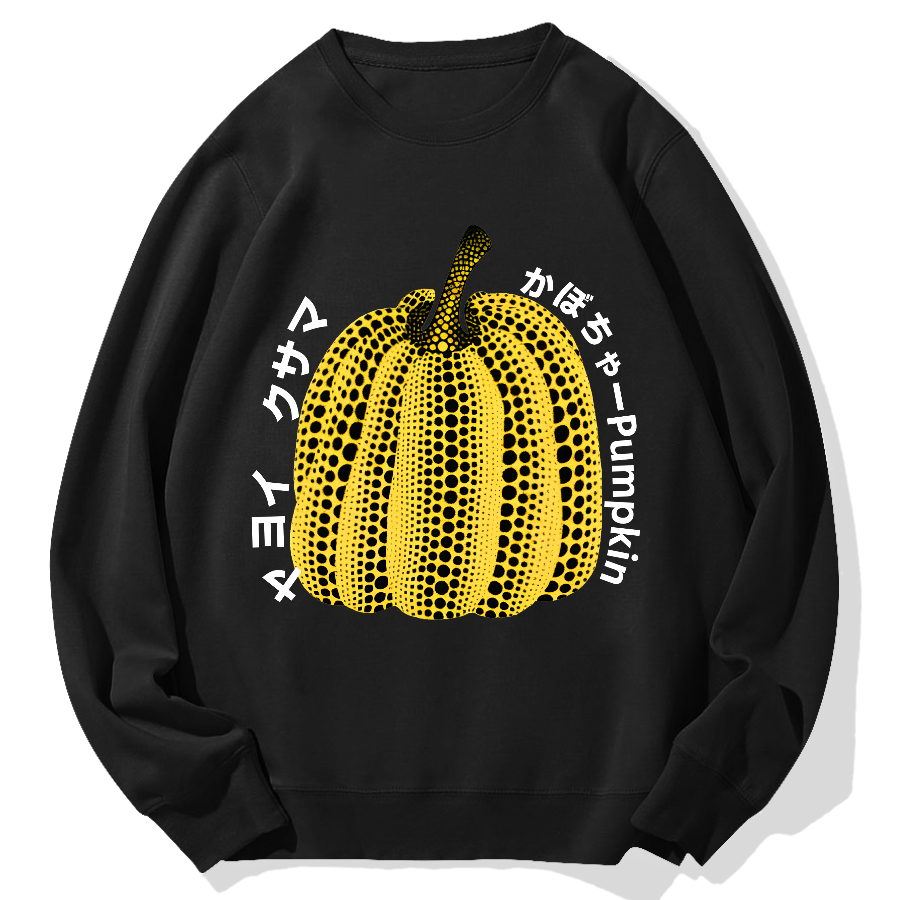 Pumpkin Geek Cotton Sweatshirt