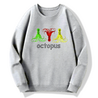 octopus Cotton Pullover Sweatshirt