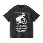Capybara Vintage Wash Japanese Design T-Shirt
