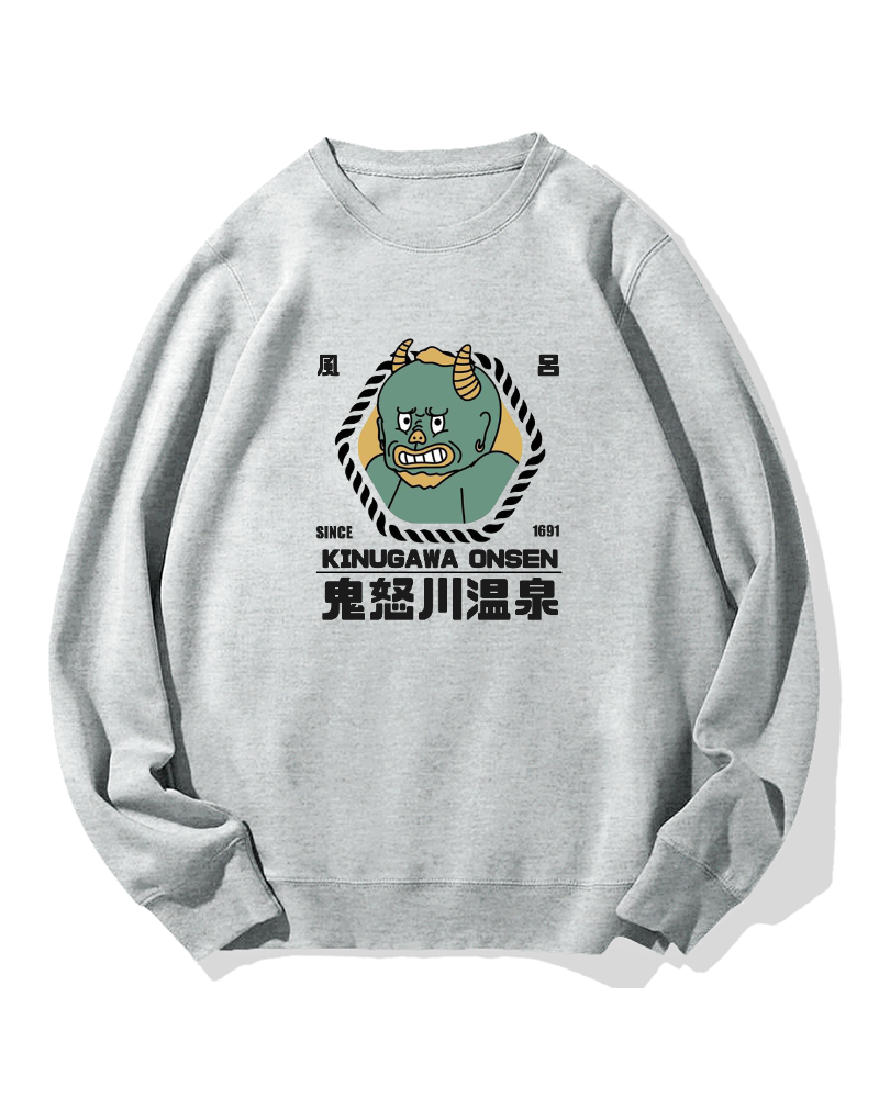 Kinugawa Onsen Cotton Sweatshirt
