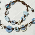 Star fish knitted bracelet