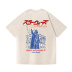 Star Wars Vintage Wash Japanese Design Back Art T-Shirt