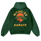 Miyag--do Karate Vintage Washed Cotton Back Art Hoodie