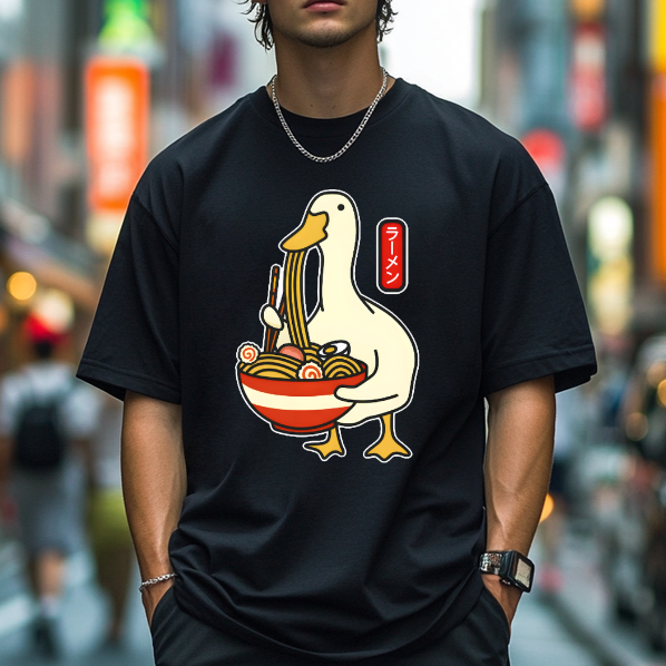 Duck Ramen Japanese Style Classic Tee
