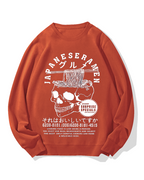 Japanese Ramen Gourmet Cotton Sweatshirt