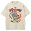Skateboard Cat Washed T-Shirt