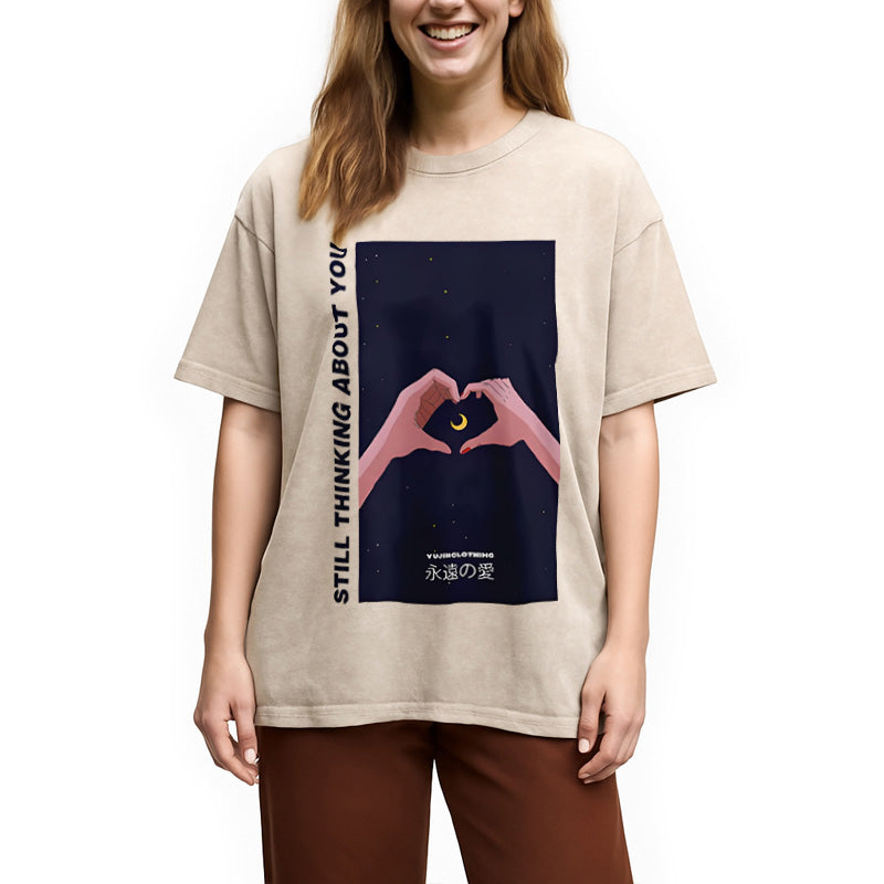 Still Thinking About You Washed T-Shirt