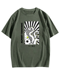 Fun Japanese Octopus Cotton Casual T-shirt