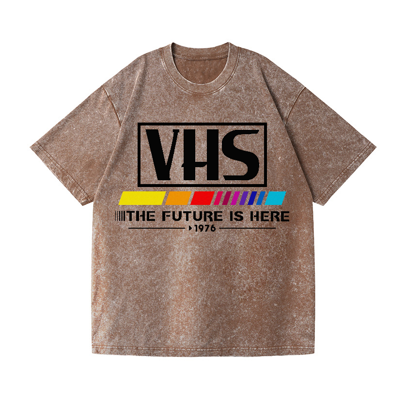 VHS 1976 Vintage Wash Japanese Design T-Shirt