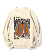 Japanese Punpkin Cotton Sweatshirt