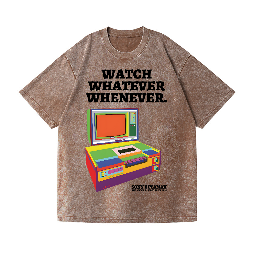 Sony Betamax Vintage Wash Japanese Design T-Shirt