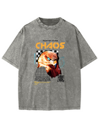Japanese Eagle Pattern Vintage Distressed T-shirt