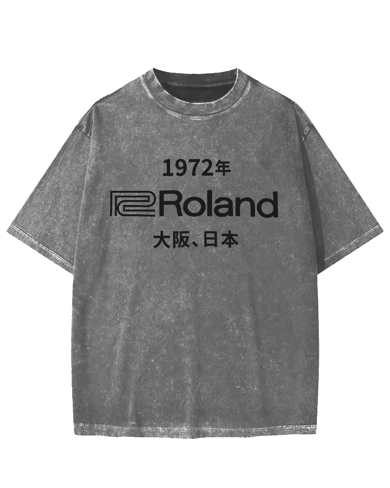 Roland 1972 Osaka Vintage Washed T-shirt