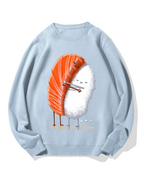 Sushi Hug Cotton Sweatshirt