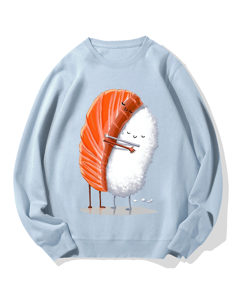 Sushi Hug Cotton Sweatshirt